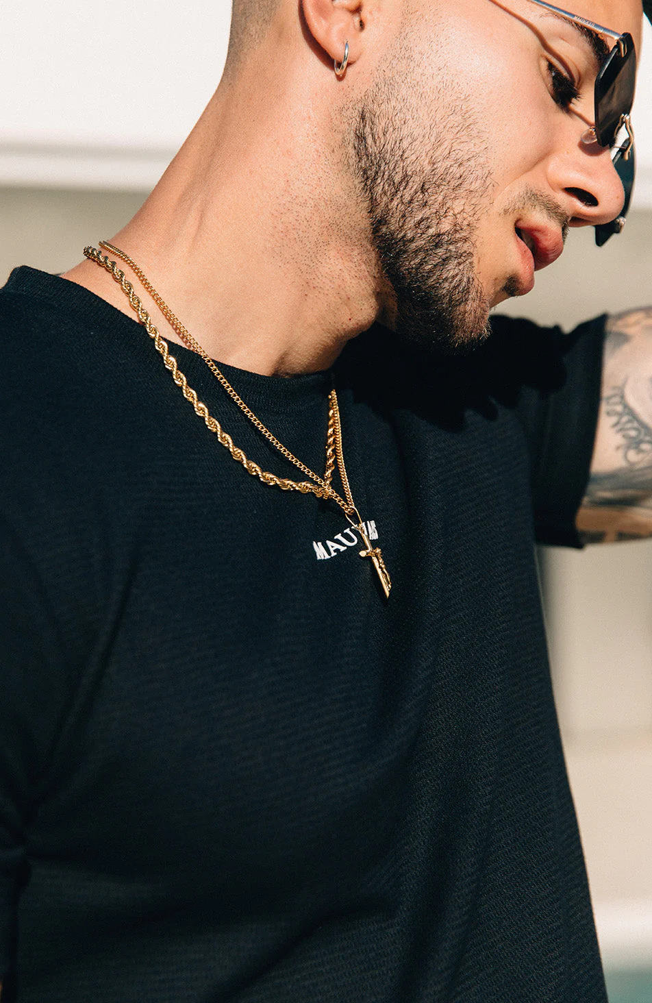5mm rope chain in Gold - Image 4