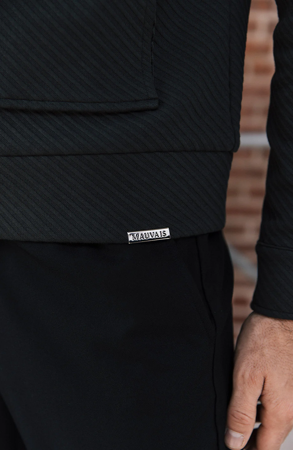 Dalmore Zip Through Jacket in Chocolate - Image 7