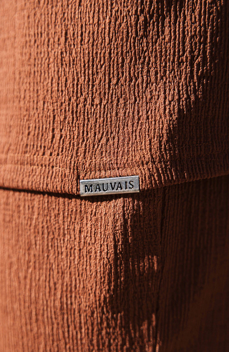 Eivissa Relaxed Fit Shirt In Rust - Image 6