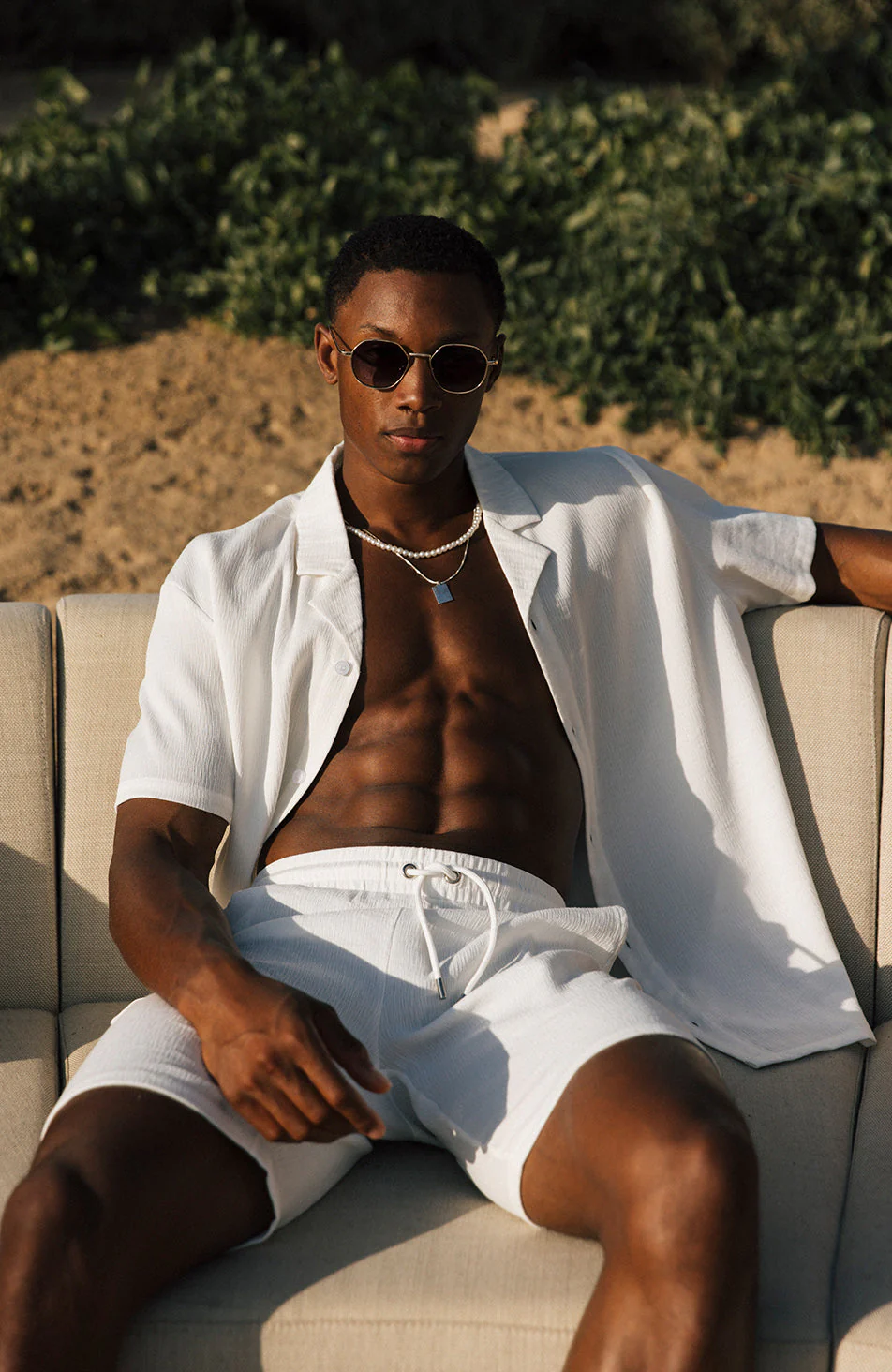 Fiorano Relaxed Fit Shirt in White - Image 4