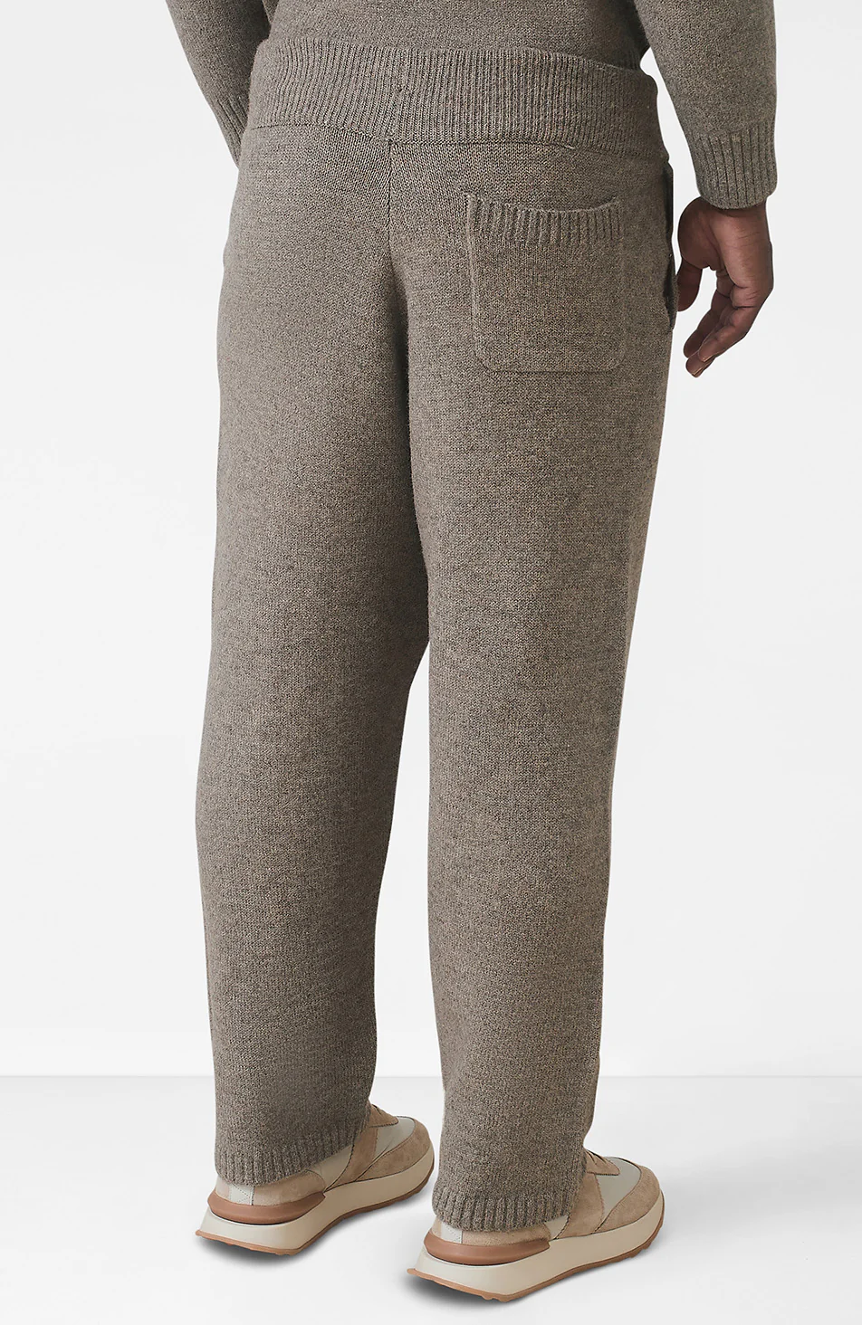 Montreux Knit Jogger in Beige - Image 5
