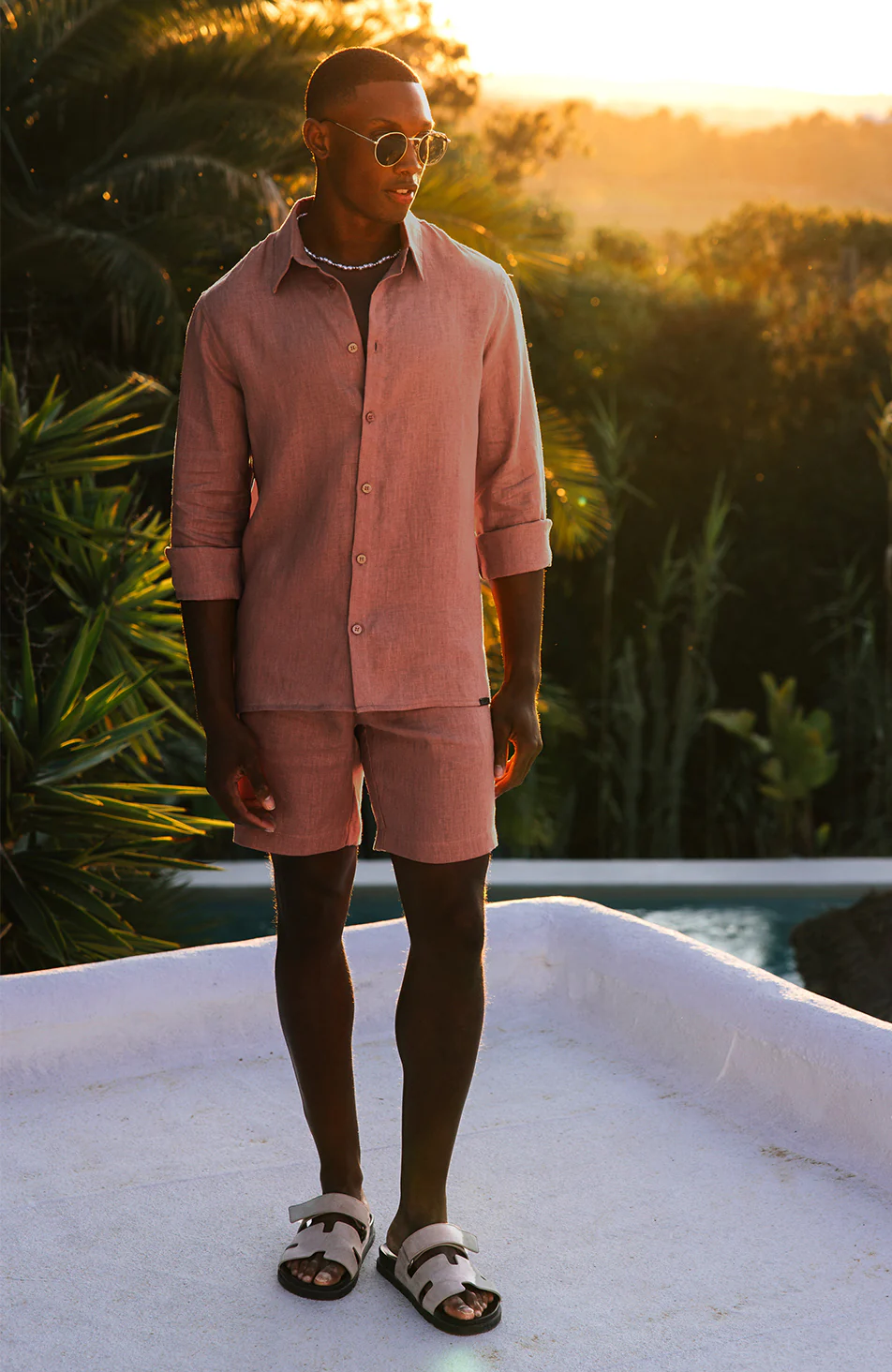 Nammos Pure Linen Tailored Shirt in Canyon - Image 7
