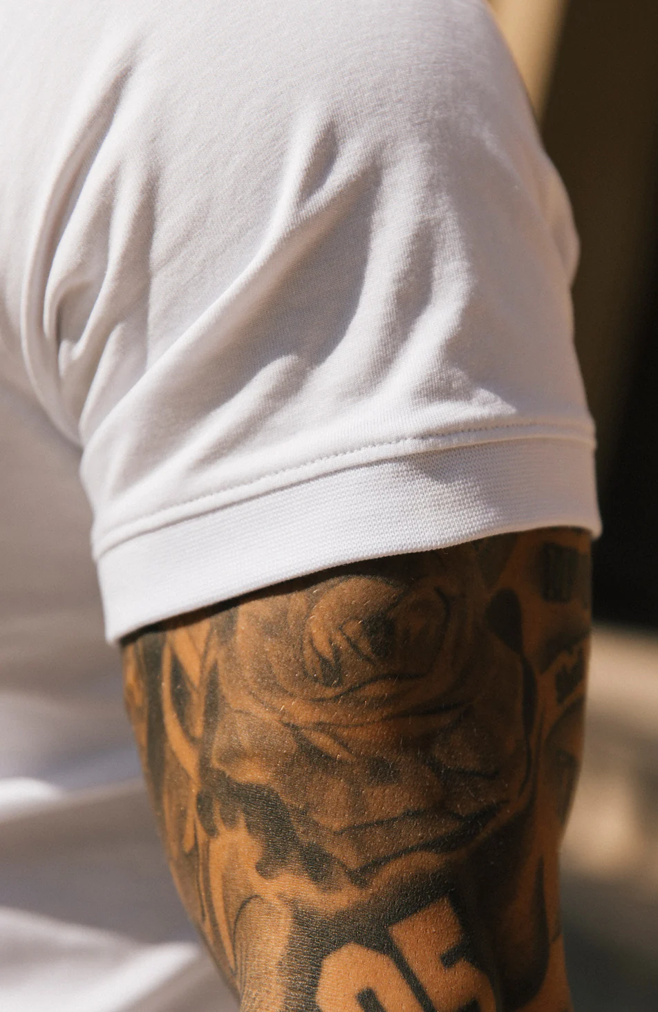 Signature Slim Tee in White - Image 4