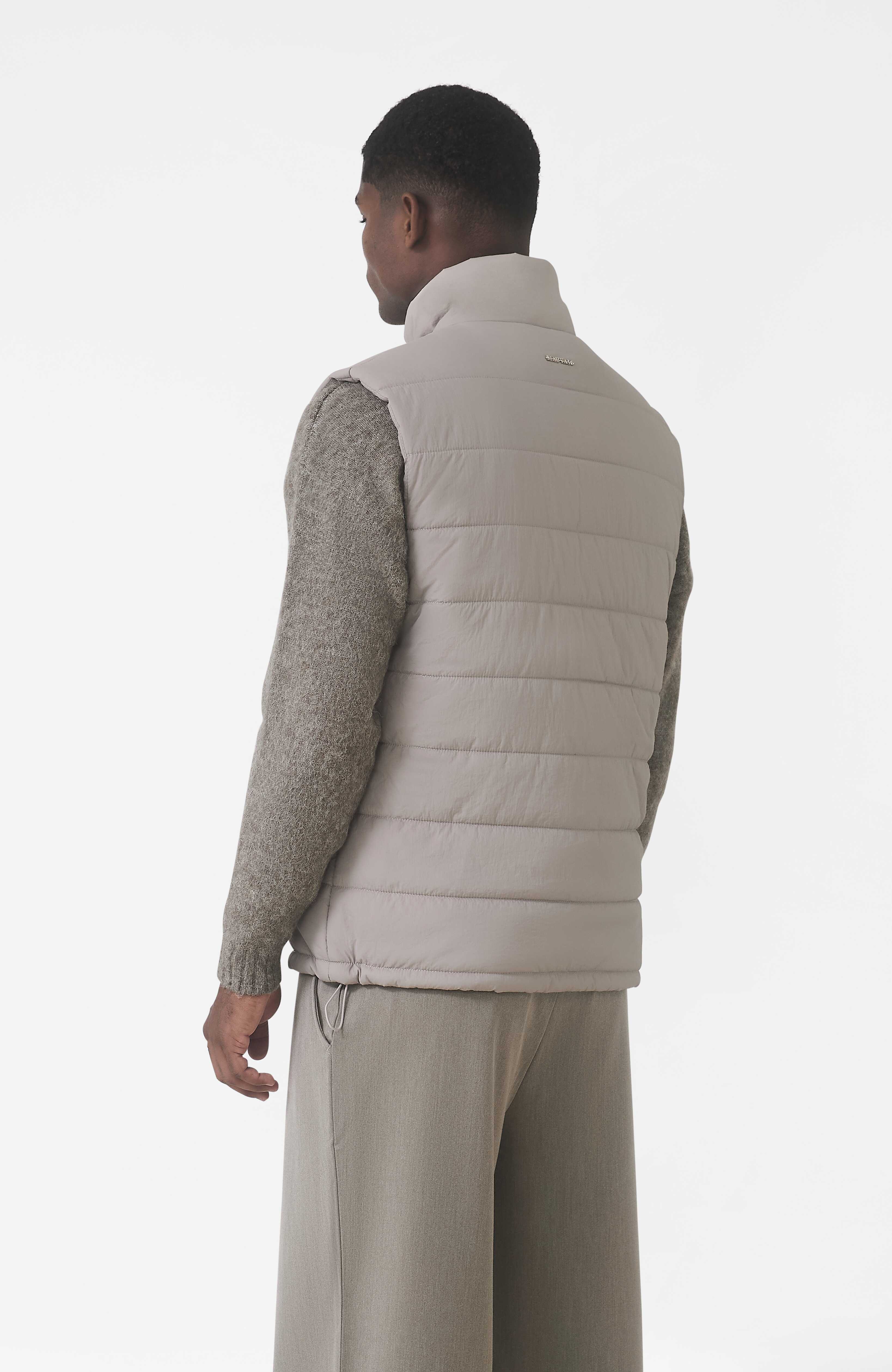 Thar Light Weight Gilet in Taupe - Image 5